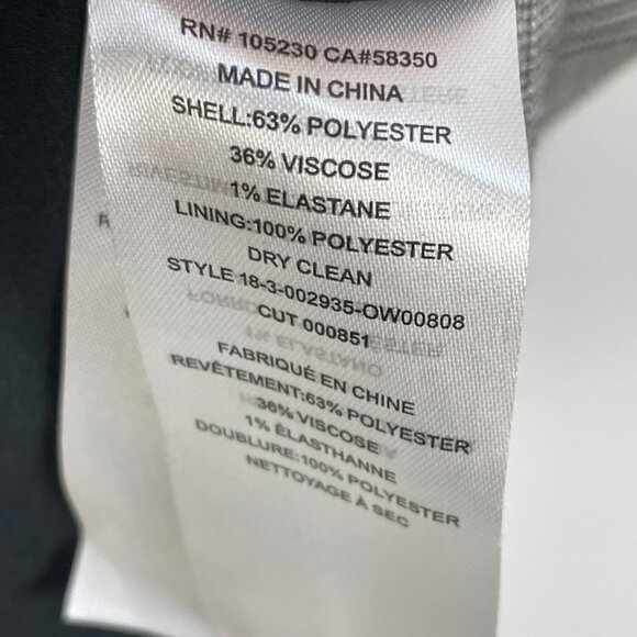 Joie Tomika Ruched Sleeve Blazer Jacket Women Size 12 Caviar Multi MSRP$398 - Picture 7 of 12